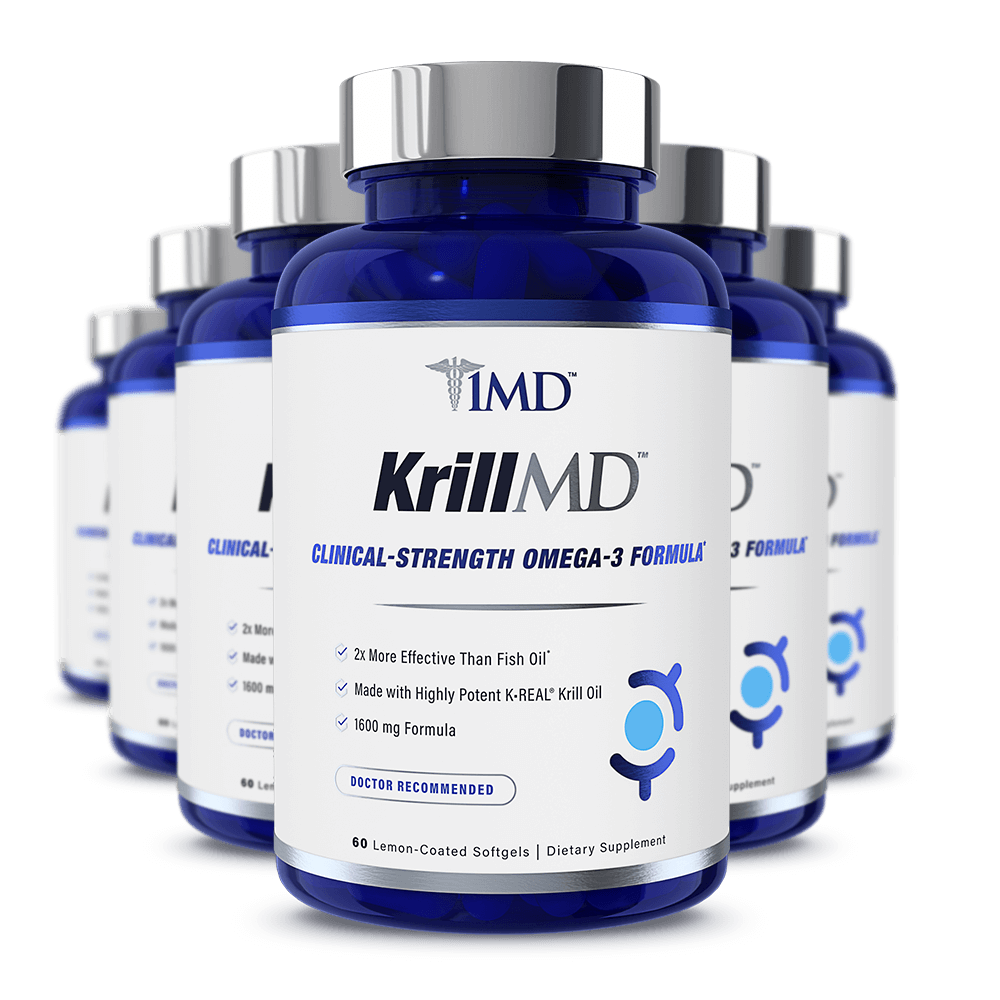 1MD KrillMD Antarctic Krill Oil Omega 3 1MD
