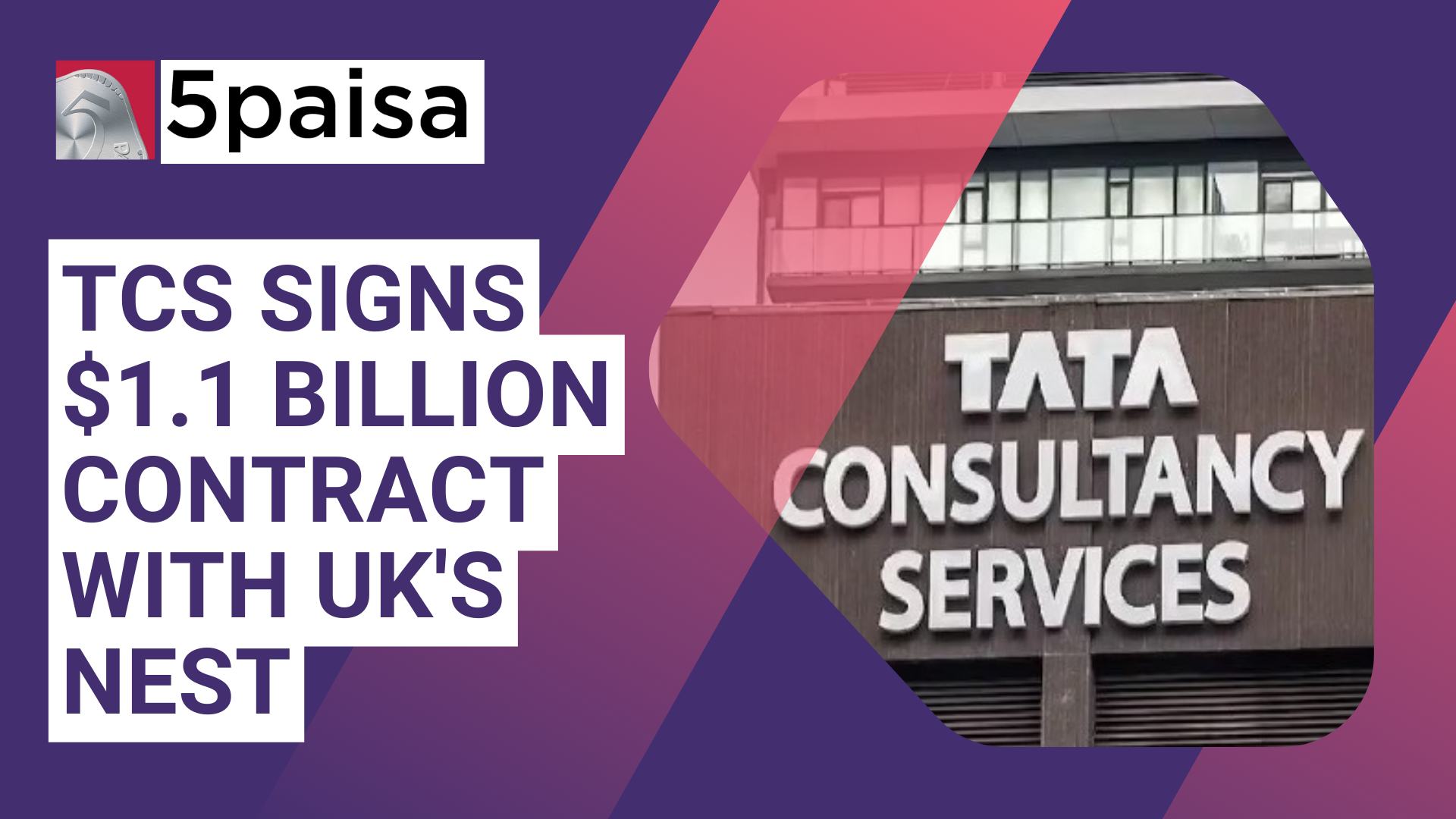 TCS Signs 1.1 Billion Contract with UK's Nest 5paisa