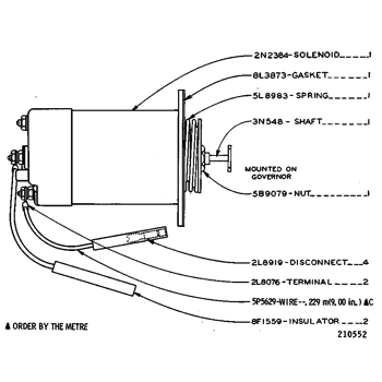 3N583 Solenoid Shut-Off Group--12 Volt Serial No. 65B11051 To 65B16748 Inclusive Part Of 9L4763 Basic Engine Arrangement Listed On Page 21 1693 | Avspare.com