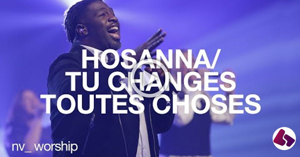 Hosanna au plus haut des cieux Jesus nous T'elevons Majeste La