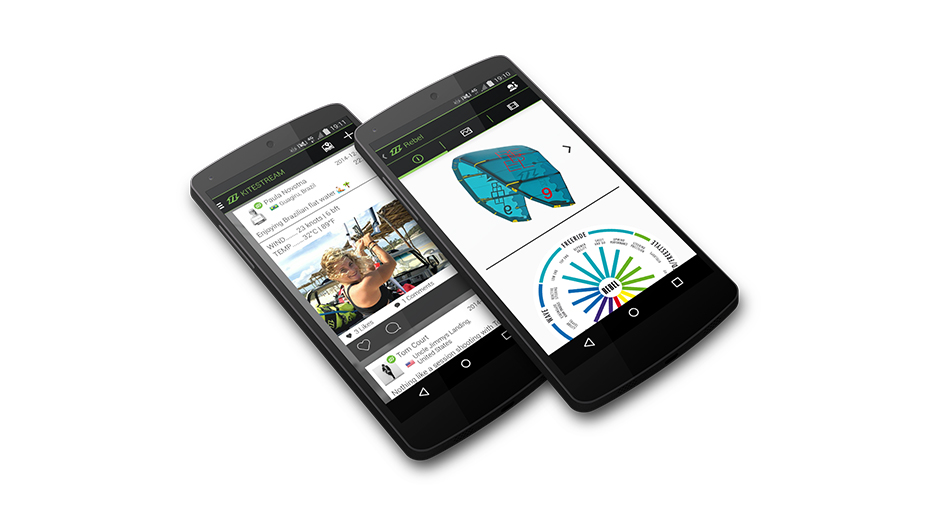 NORTH KITEBOARDING iOS and Android Apps Sysdivision solution Aciety