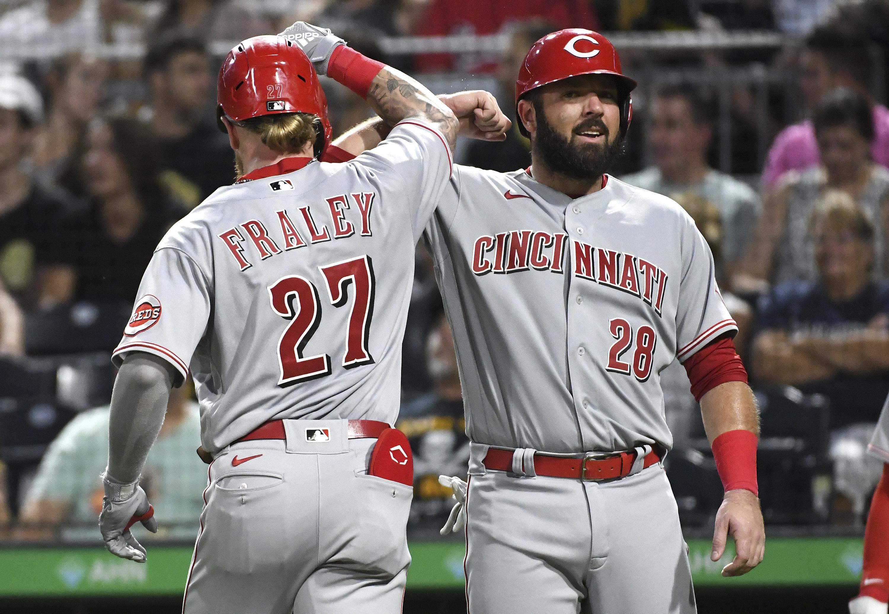 Fraley's tworun HR into Allegheny lifts Reds past Pirates AP News