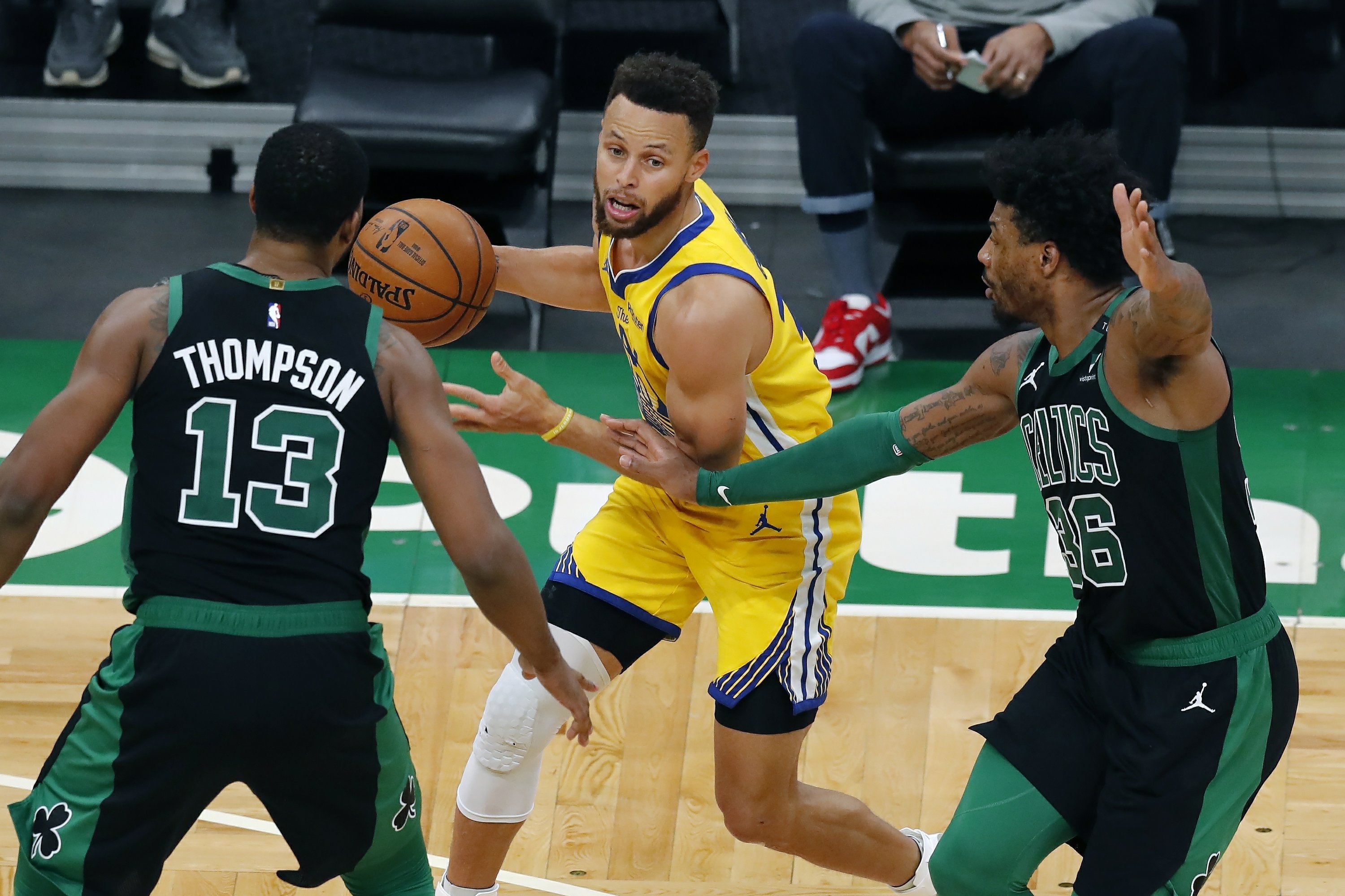 Tatum has 44, Celtics edge Warriors despite Curry's 47