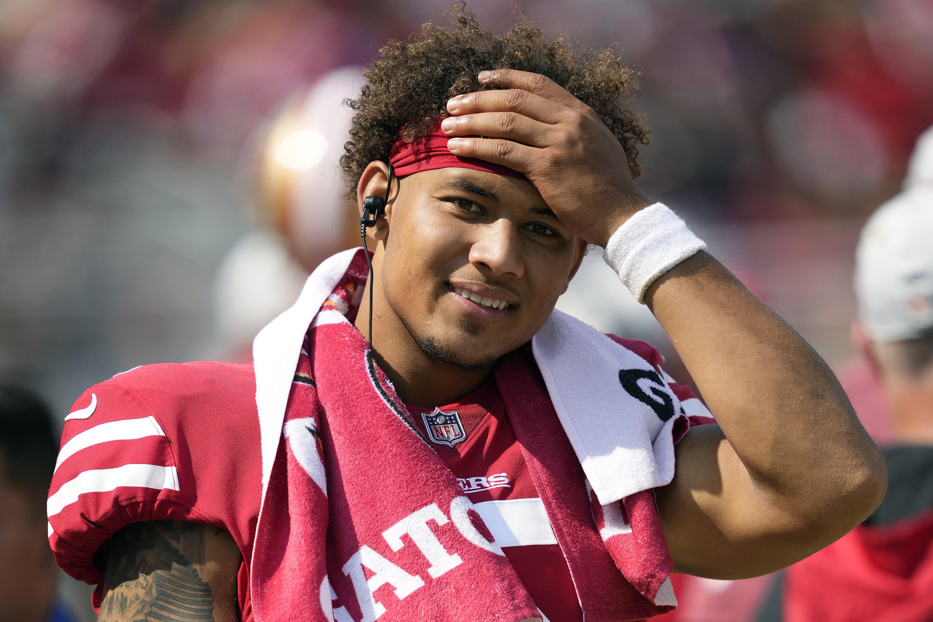 49ers rookie QB Trey Lance's injured finger healing