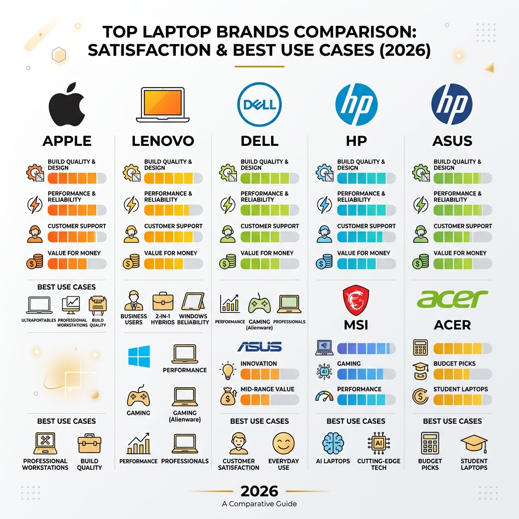 Best Laptop Brands 2026 Top Picks