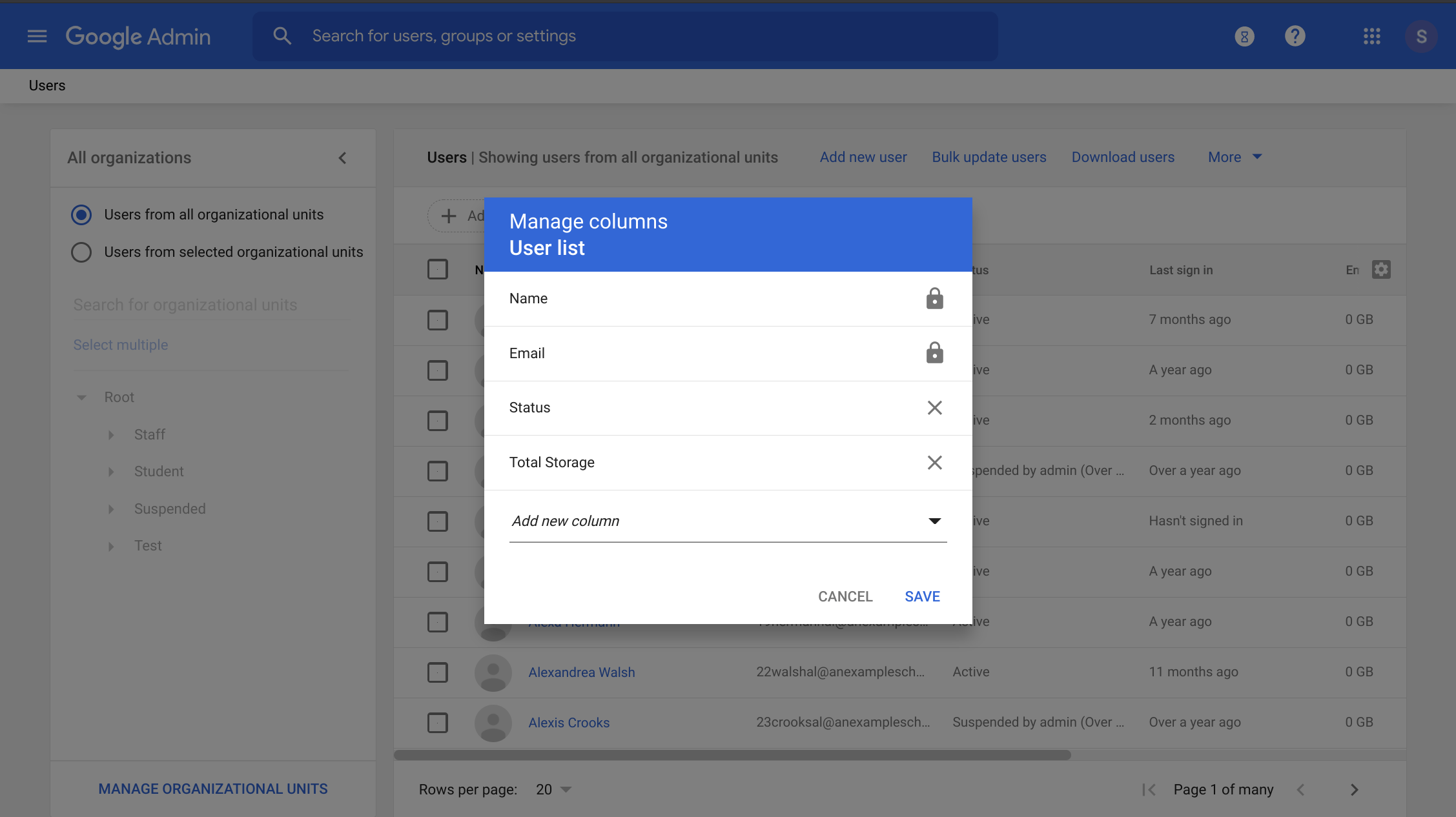Getting Google Workspace Storage Usage Help Center