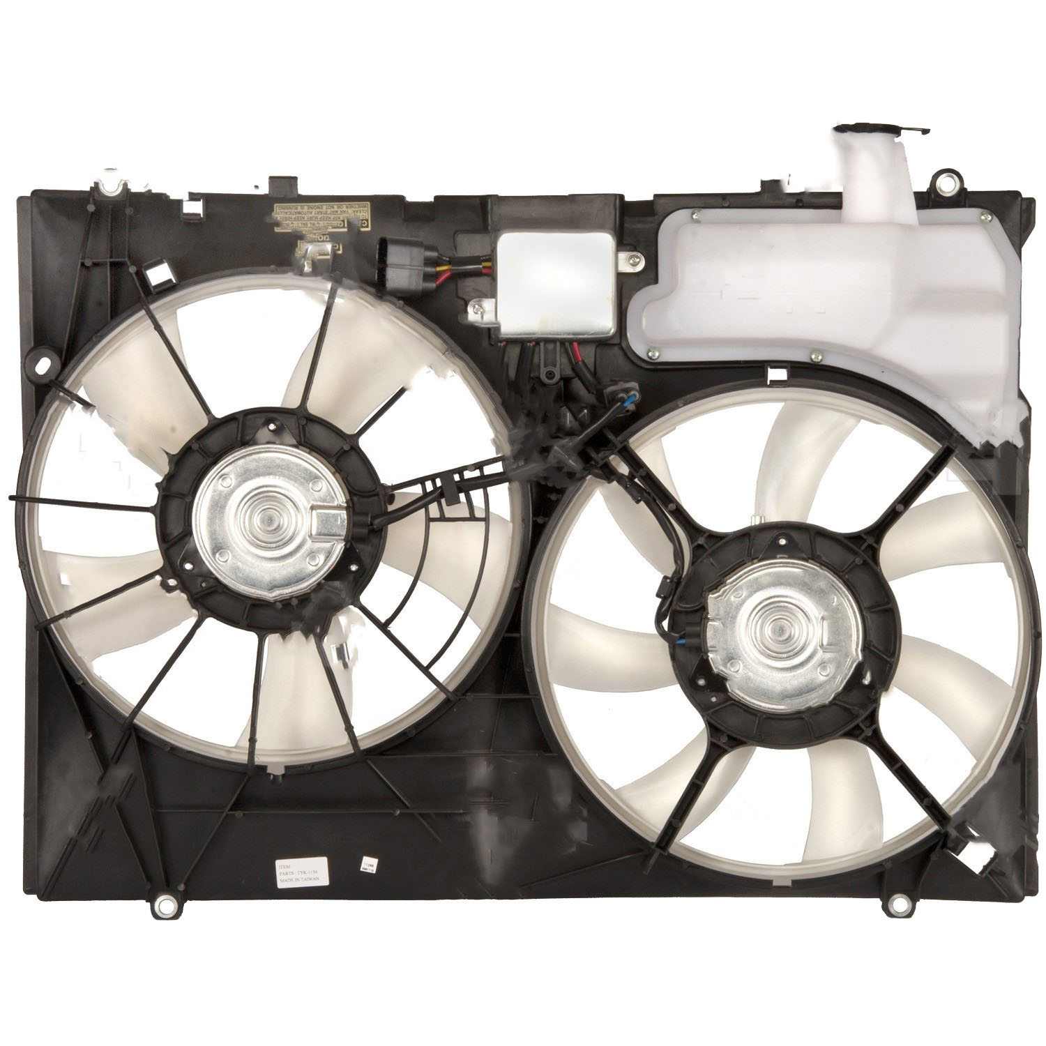 2007 Lexus RX350 Dual Radiator and Condenser Fan Assembly