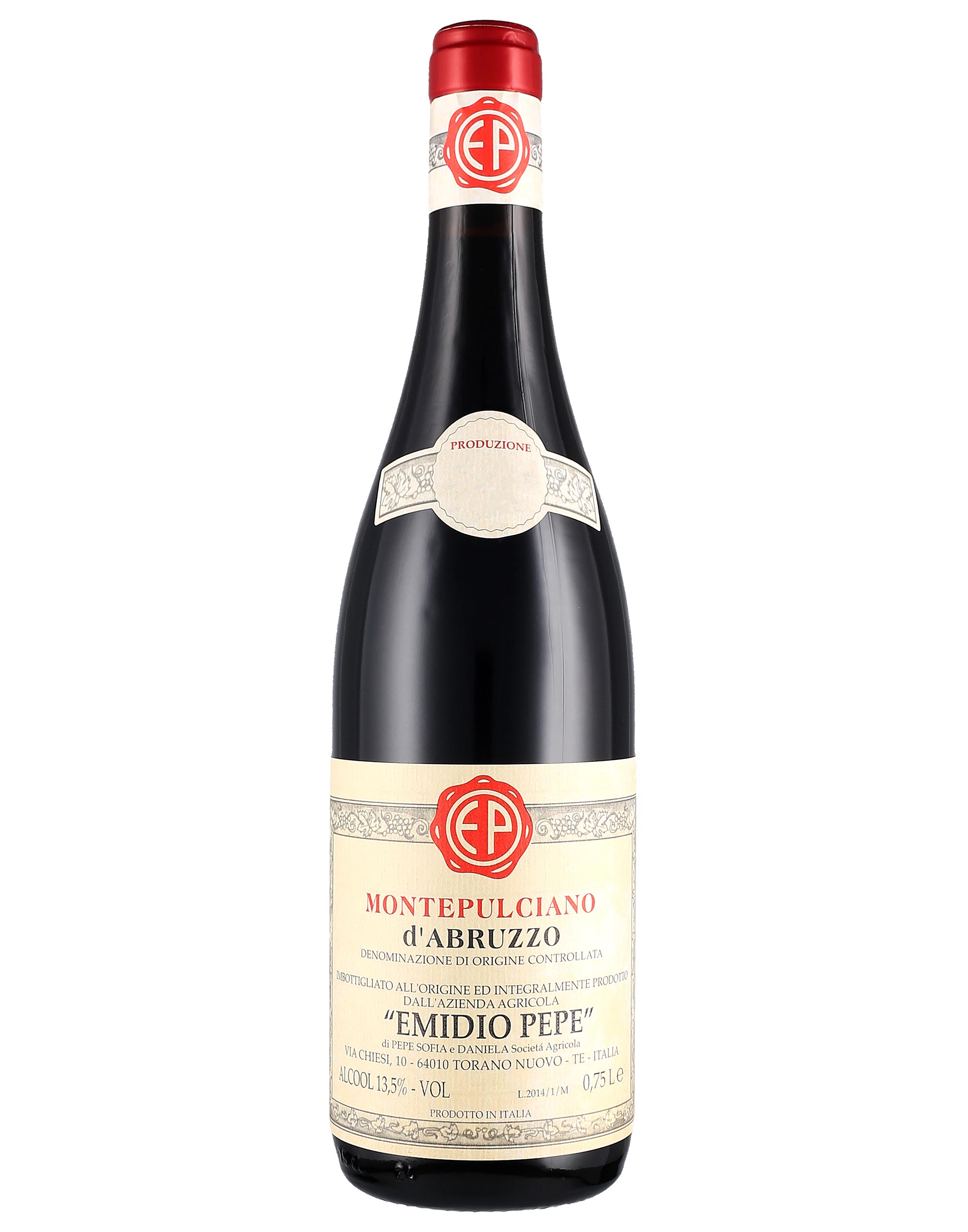 Montepulciano d'Abruzzo DOC Emidio Pepe 2018 0,75 ℓ