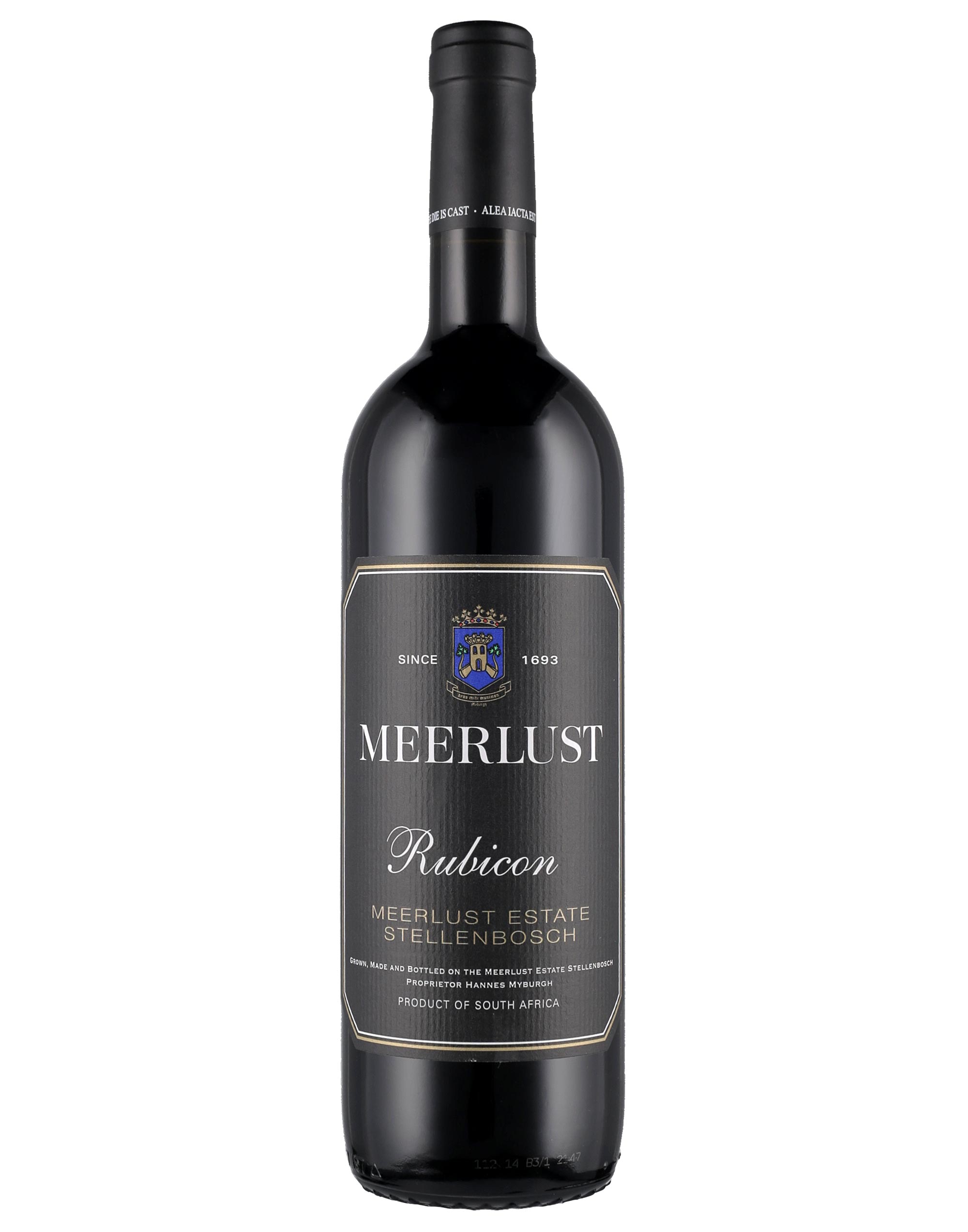 Stellenbosch WO Rubicon Meerlust 2017 0,75 ℓ, vino rosso