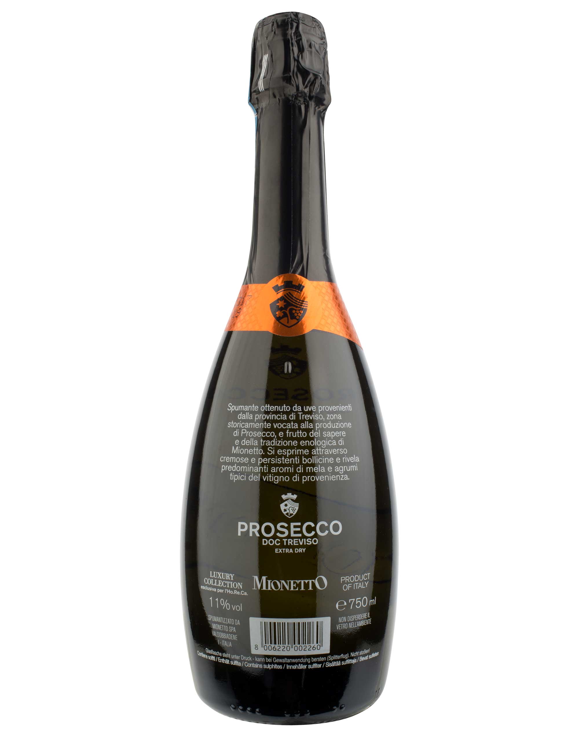 Prosecco Treviso Extra Dry DOC Luxury 0,75 ℓ
