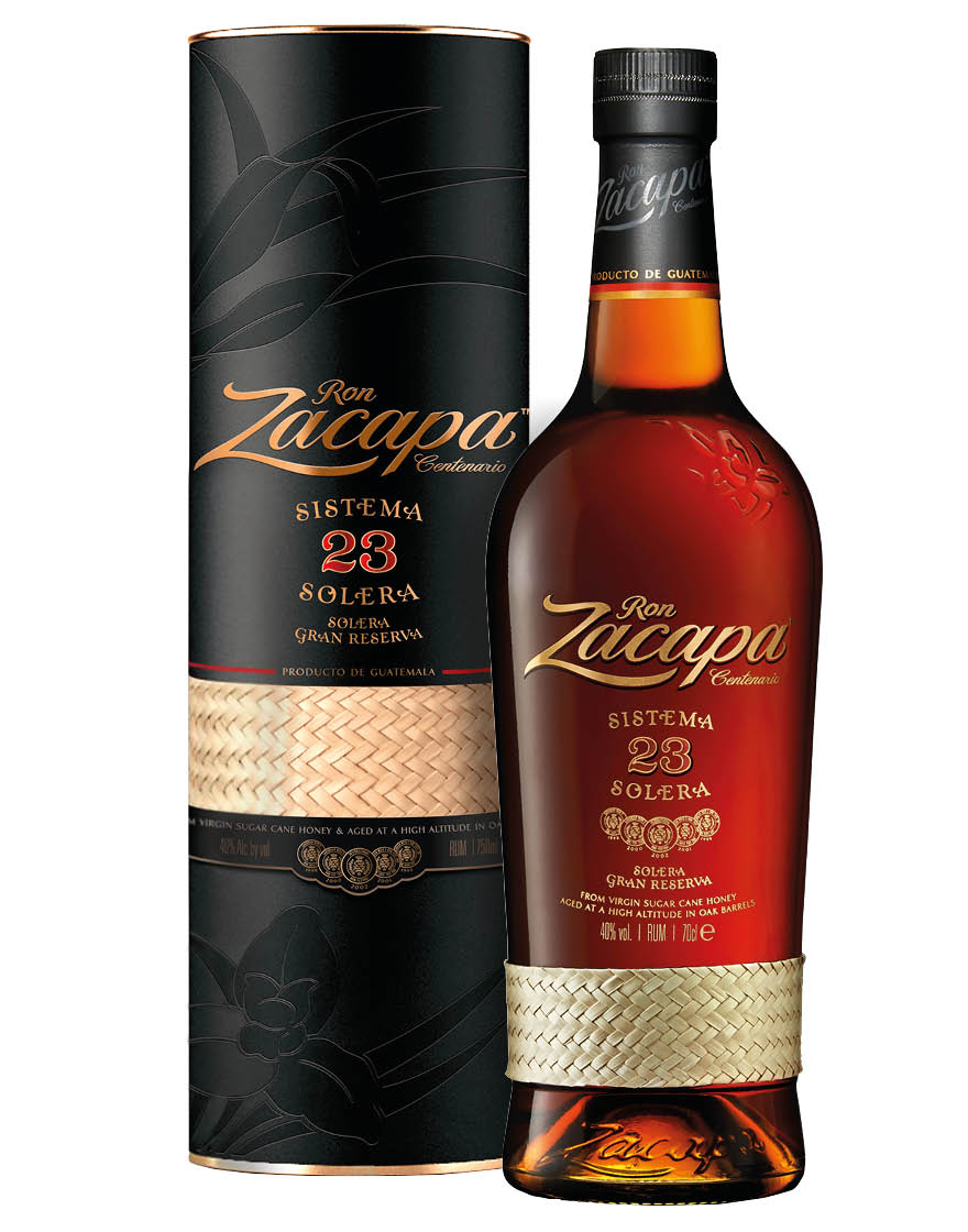 Ron de Guatemala DOP Solera Gran Reserva 23 Ron Zacapa 0,7 L, Astuc...
