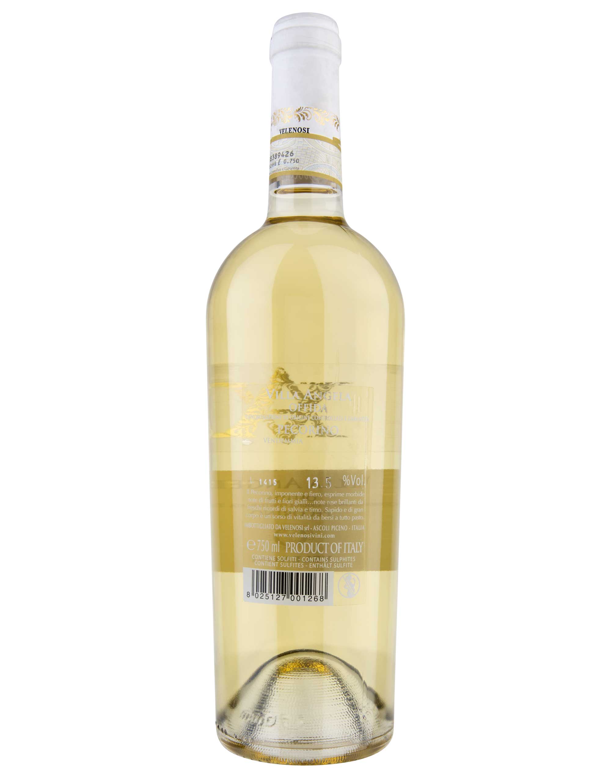 Offida Pecorino DOCG Villa Angela Velenosi 2017 0,75 ℓ