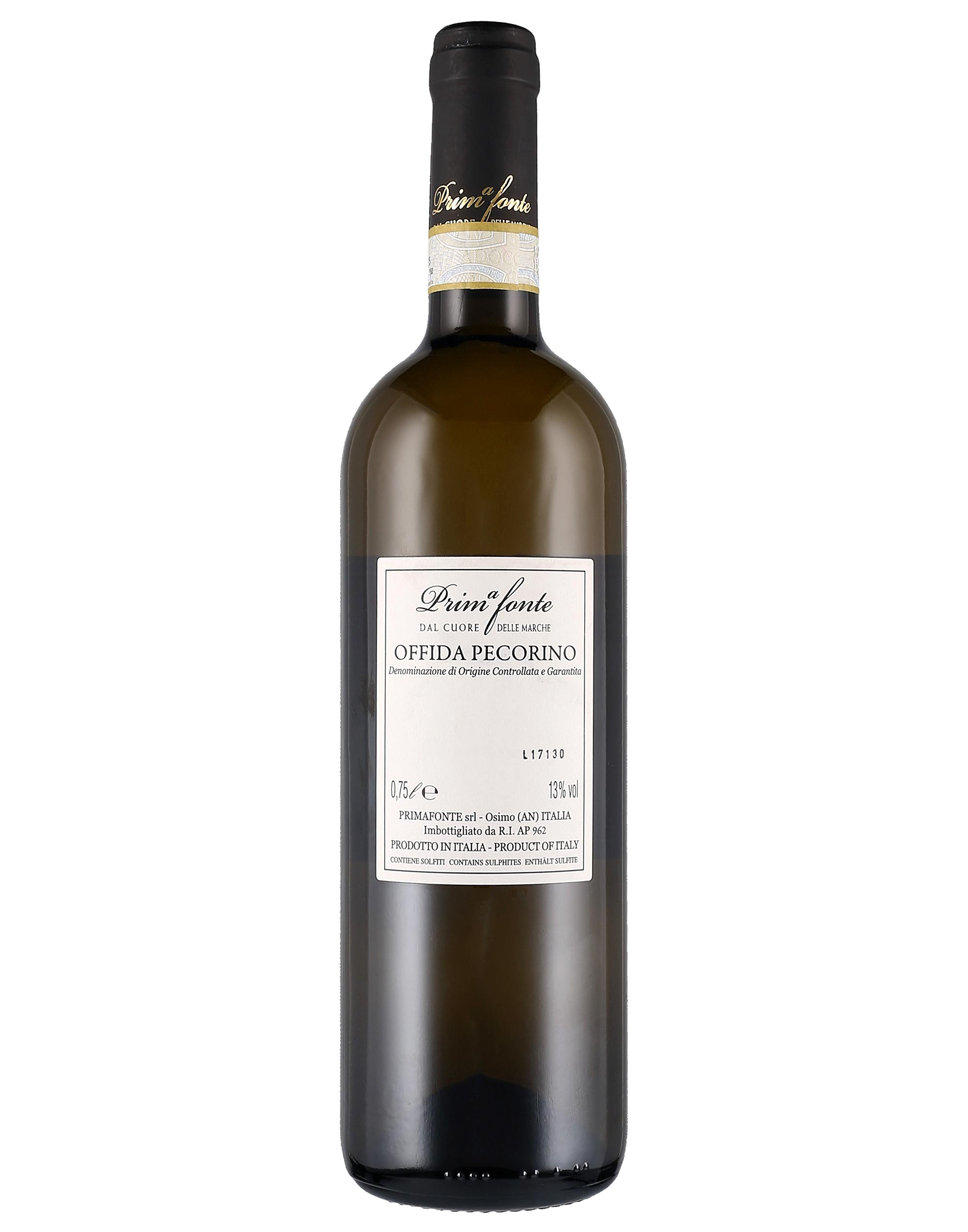 Offida Pecorino DOCG Primafonte 2017 0,75 L, vino bianco