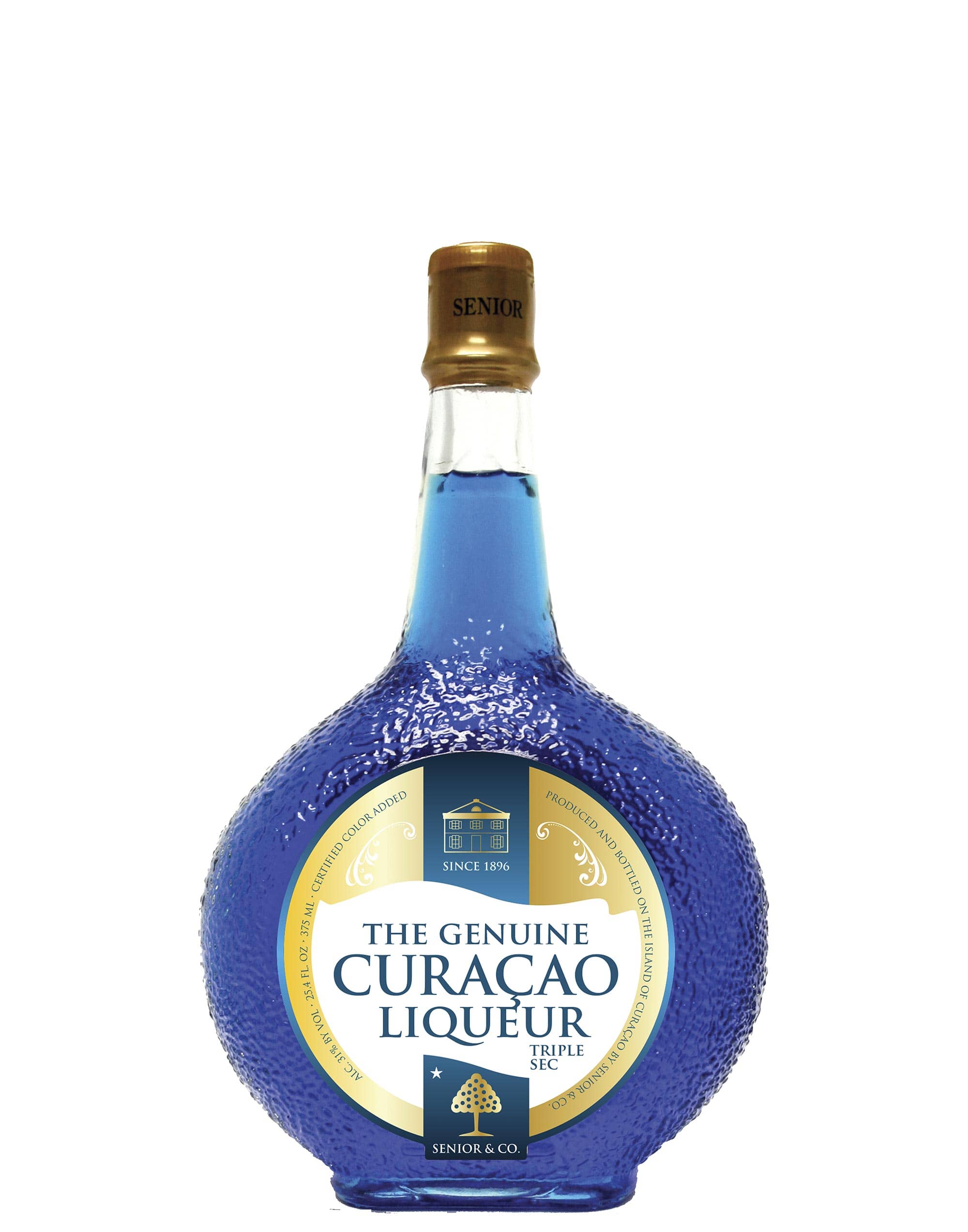 The Genuine Curaçao Liqueur Triple Sec Blu Senior & Co. 0,7 ℓ