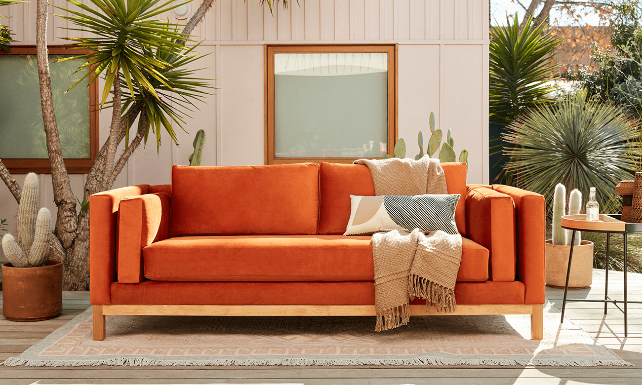 Colorful Sofas And Loveseats Baci Living Room