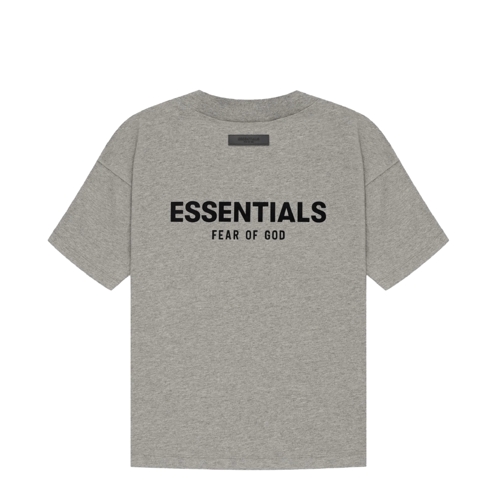 ESSENTIALS TEE SS22 DARK OATMEAL AREA 02