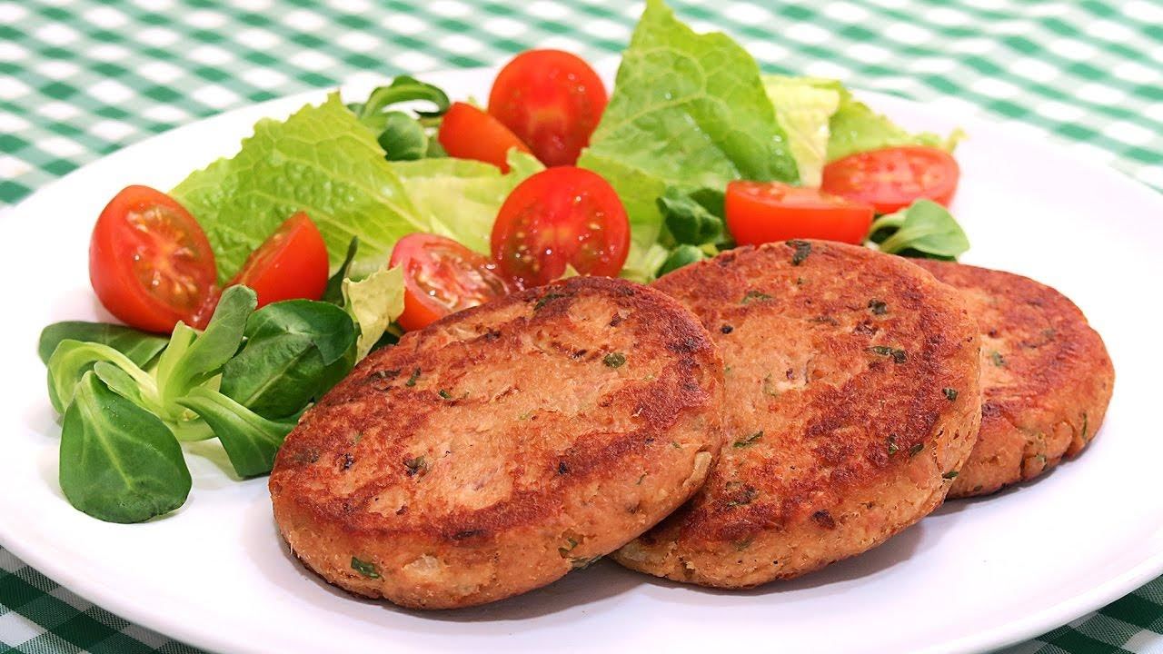 Tortitas de atún de 214 Kcal Receta fácil en la app Avena