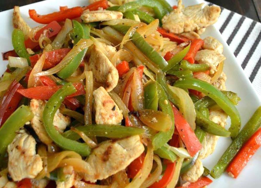 Top 65+ imagen receta de fajitas de pollo con verduras Thptletrongtan