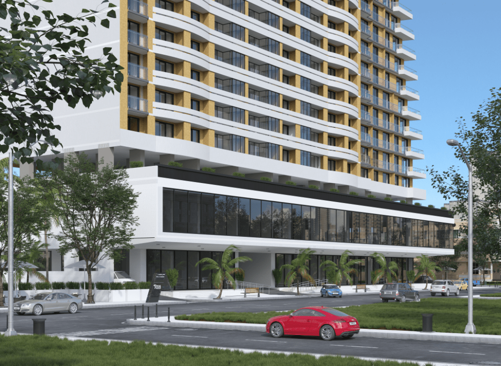 Studio apartment in Batumi, New Line, 38m², is available for rent for 300