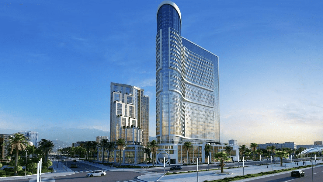 Studio apartment in Batumi, Dar Tower, 35m², is available for rent for 500