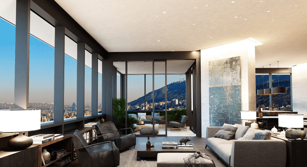 Axis Towers, Tbilisi — prices of the apartments, photos, map, layouts