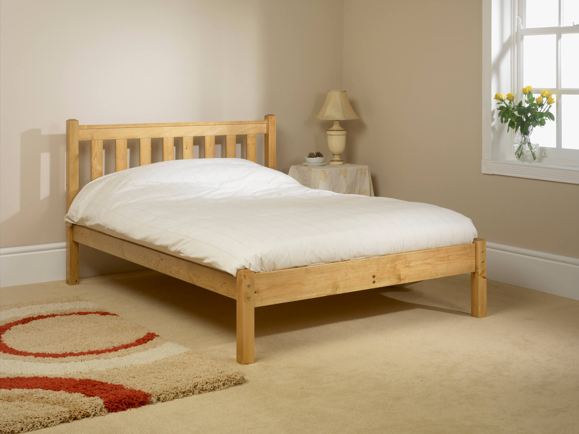 Shaker Low End Wooden Bed Frame AAA Beds