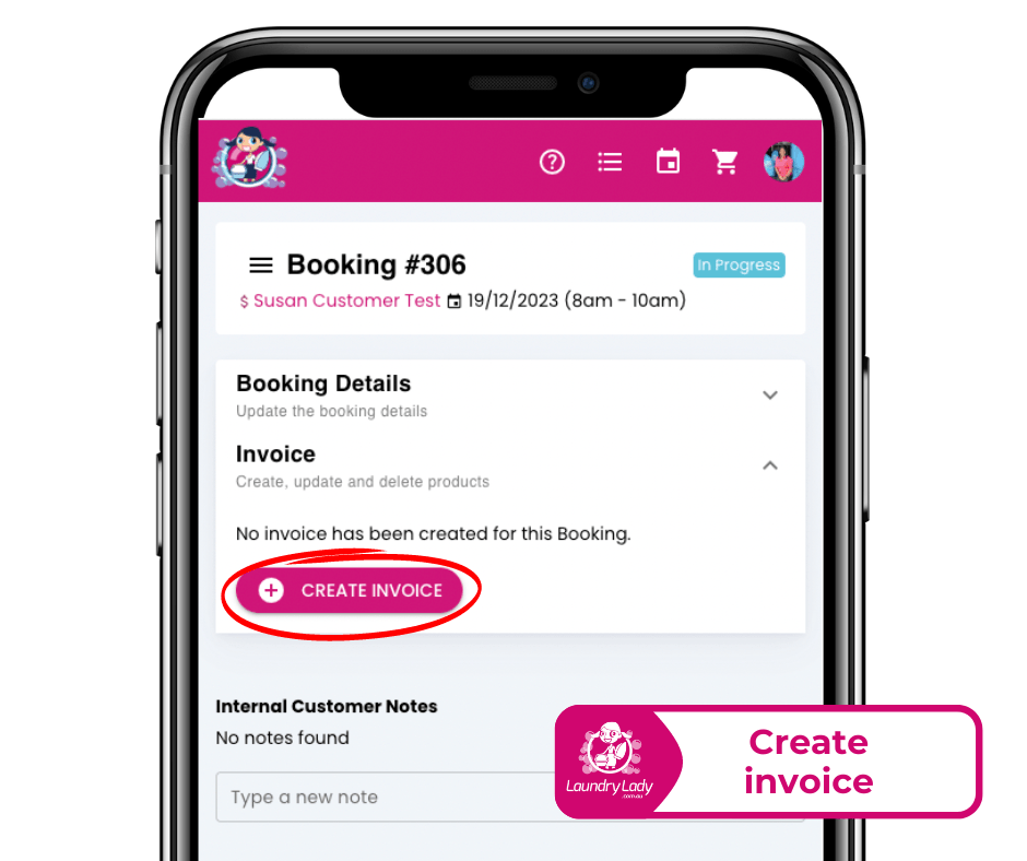 Guide to Invoicing and to Payment Terms Laundry Lady Team Portal