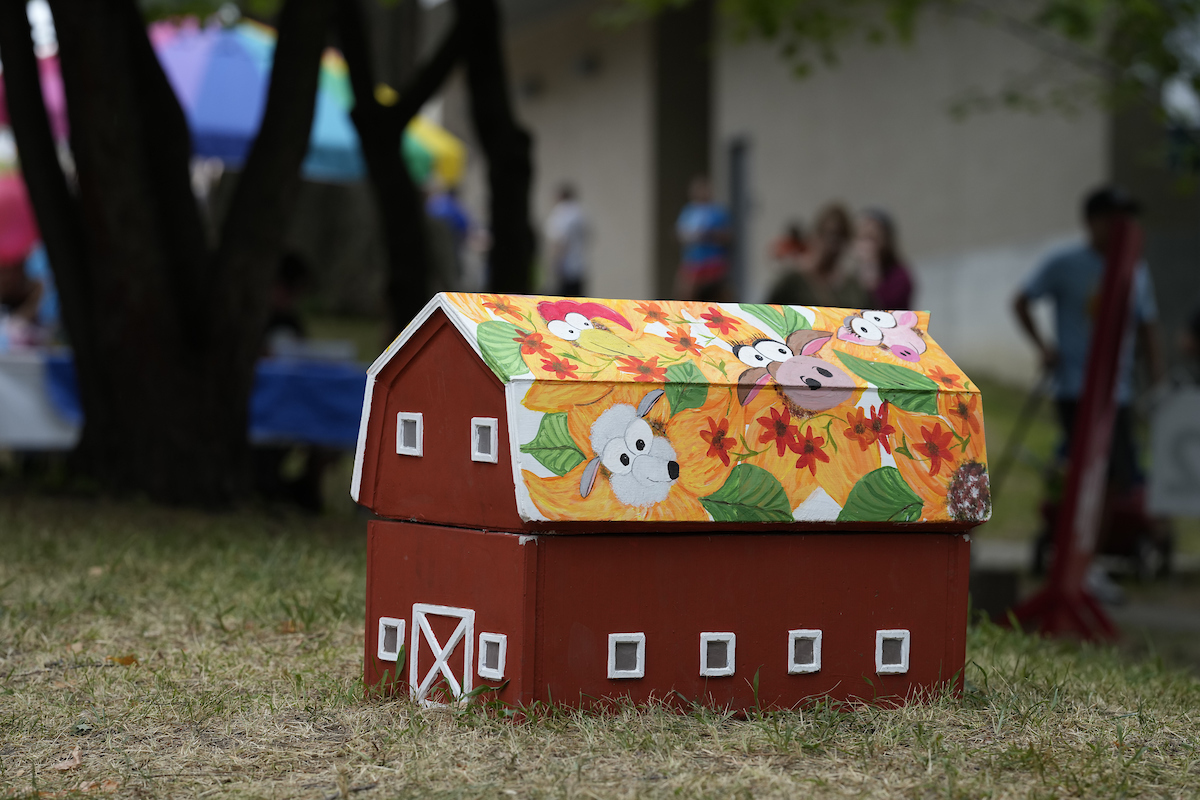 Iowa State Fair Concrete Statues