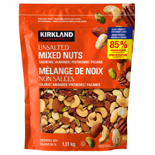 Kirkland Signature Unsalted Mixed Nuts 1.13 kg Costco, Vancouver