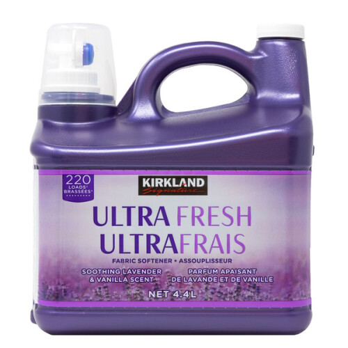 Kirkland Signature UltraFresh Soothing Lavender Fabric Softener, 4.4 L