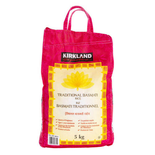 Kirkland Signature Traditional Basmati Rice 5 kg Costco, Vancouver