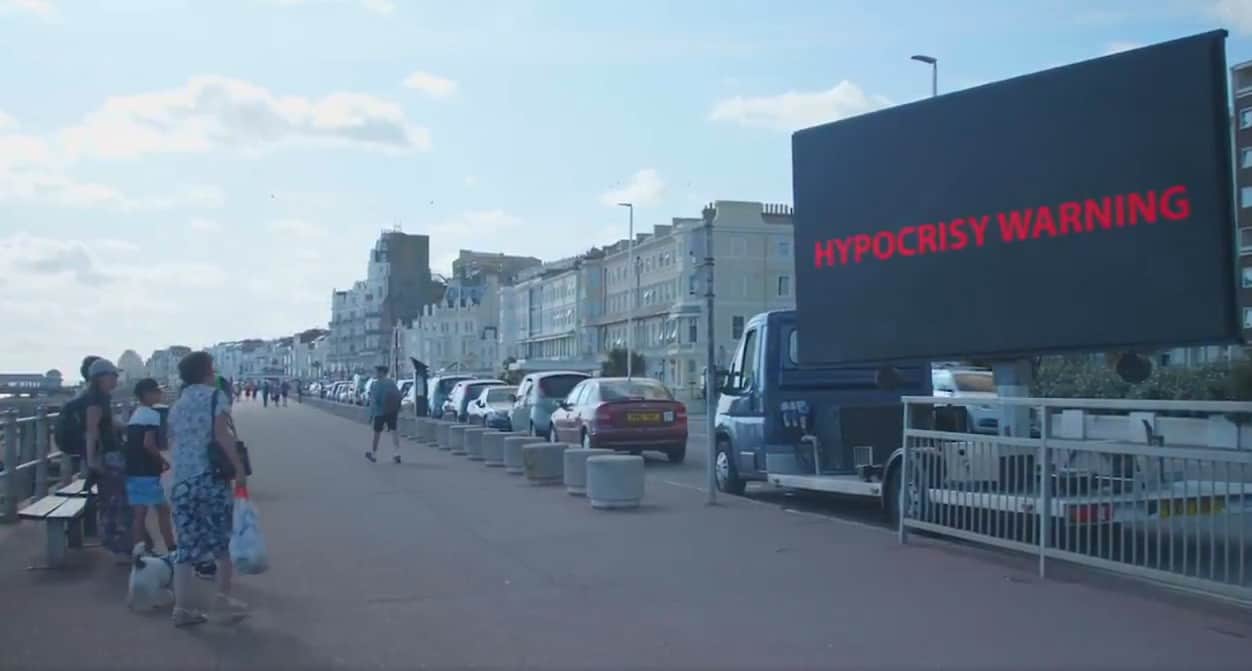 Amber Rudd gets Led By Donkeys treatment in Hastings