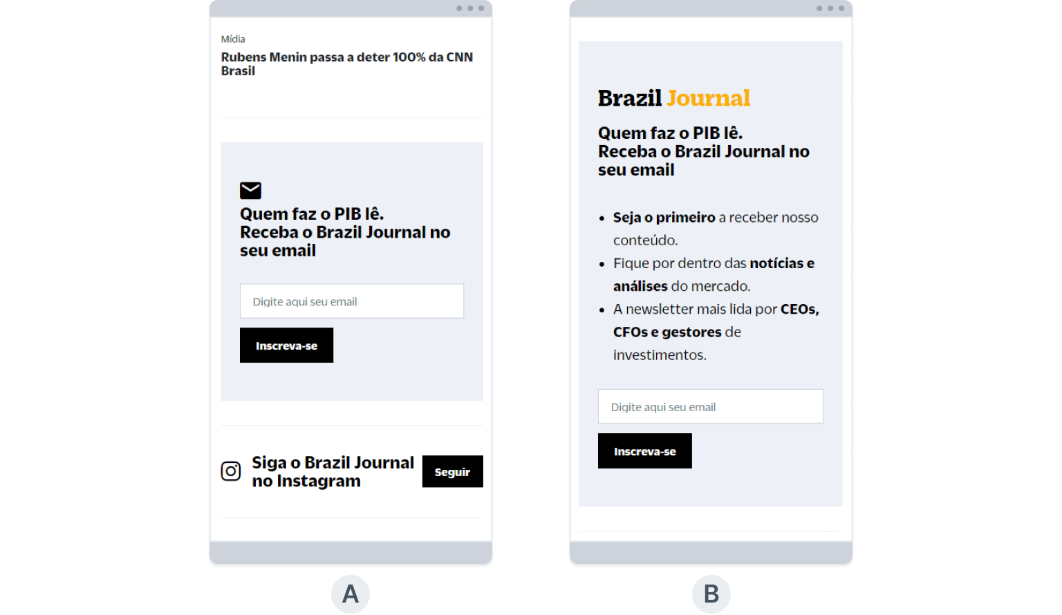 Brazil Journal Newsletter how Croct increased its subscribed users by