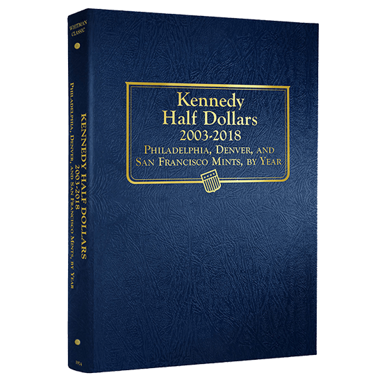 Whitman Coin Folders Kennedy Half Dollar 1 Coin Folder
