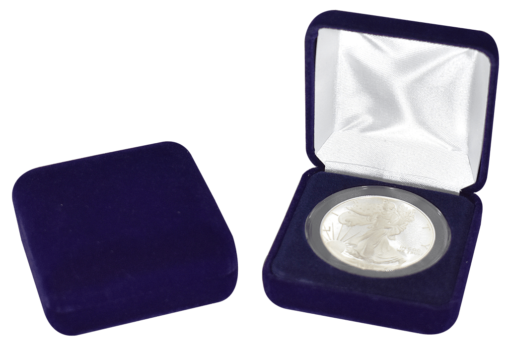 Home Décor Airtite Coin Holder Black Velvet Display Card Insert Model A Capsule Case C 24.1