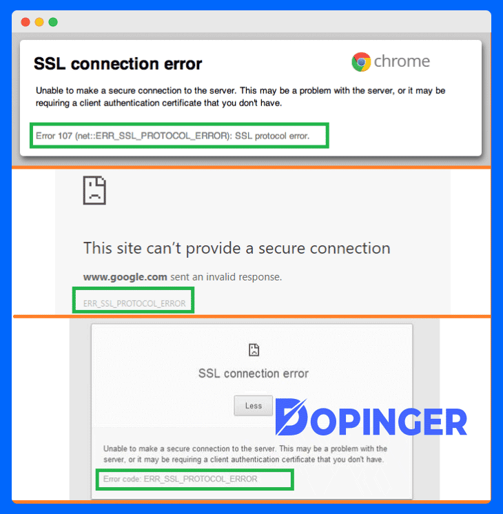 ERR_SSL_Protocol_Error & How to Fix It Dopinger Blog