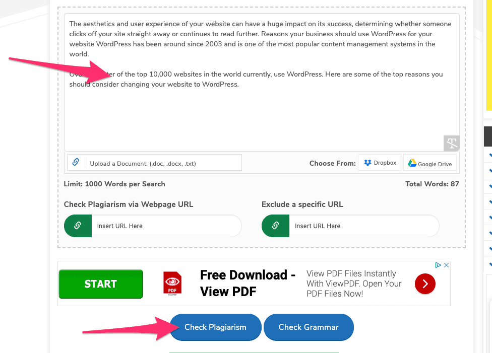 4 Best Free Plagiarism Checker Tools Digital Template market.