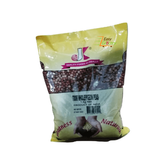 JK Toor Whole (Pegion Peas, Tuver Whole, Tuvar Whole, Tuver Totha) 1 Kg