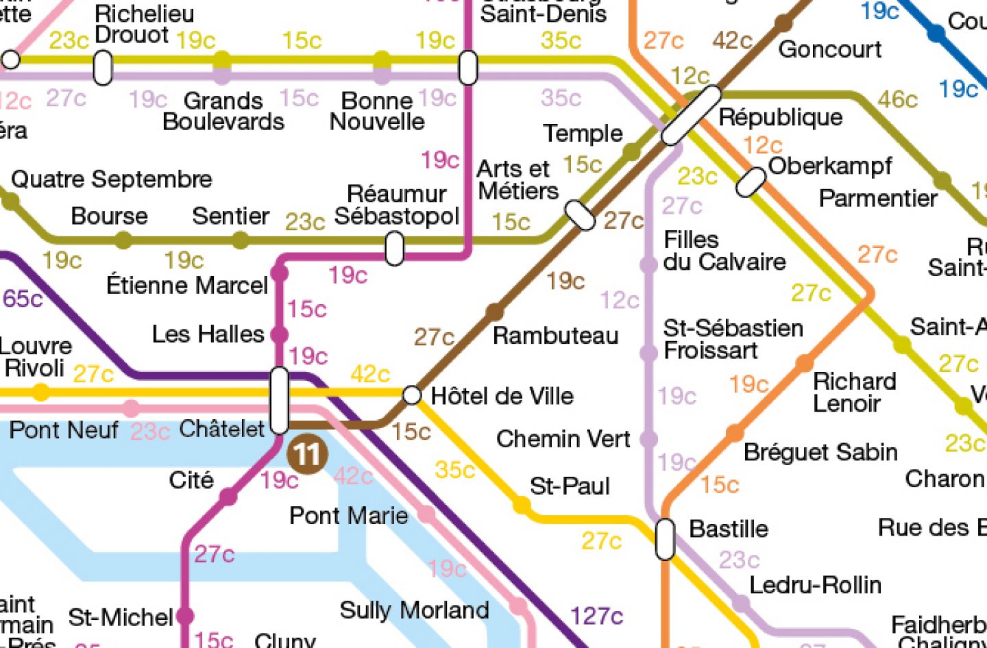 Carte Metro Perdue La carte de métro qui fait perdre du poids