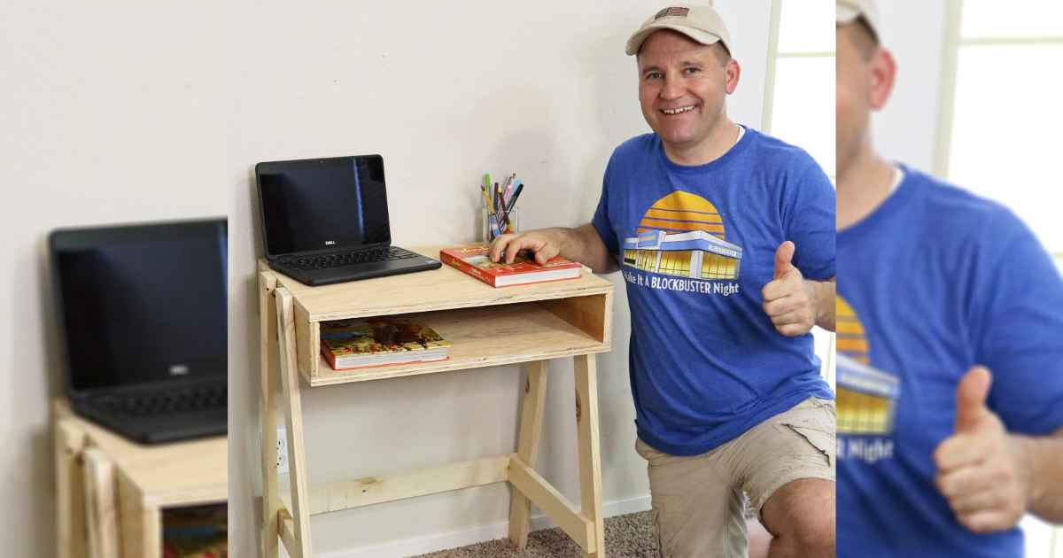 Dad Builds Desks For Struggling Students During Pandemic FaithPot