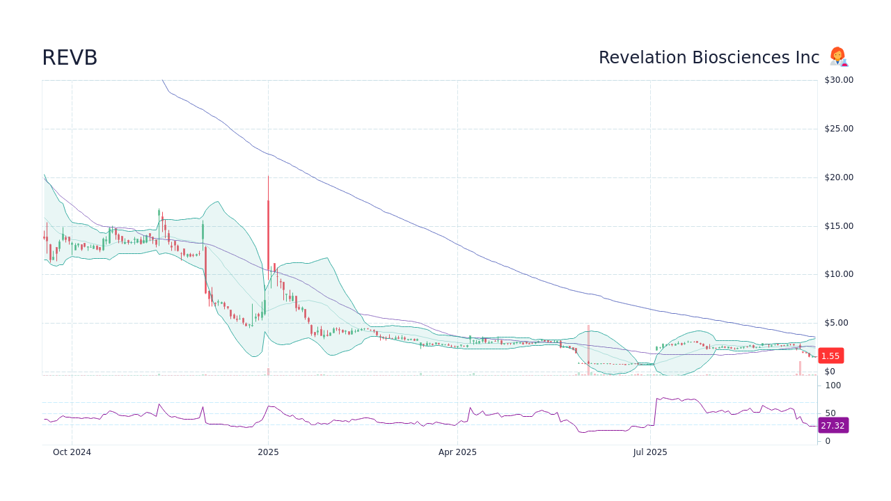 REVB Revelation Biosciences Inc Stock Price Forecast 2024, 2025, 2030