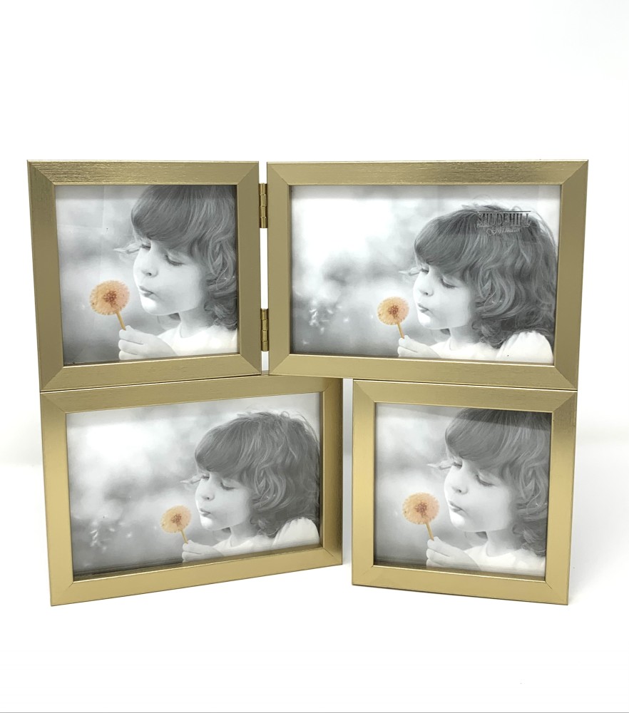 6" x 4" Gold Multi Aperture Frame only £17.99 inc vat