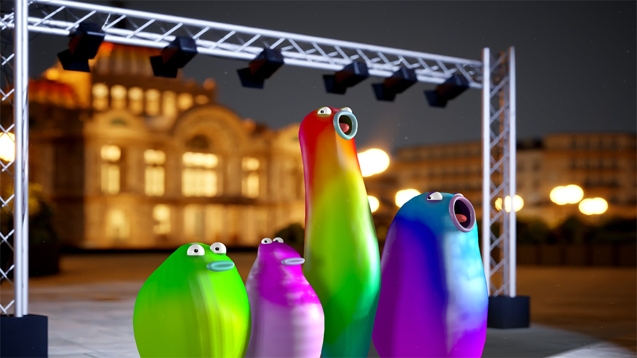 Blob Opera On Tour! by David Li in collaboration with Google Arts