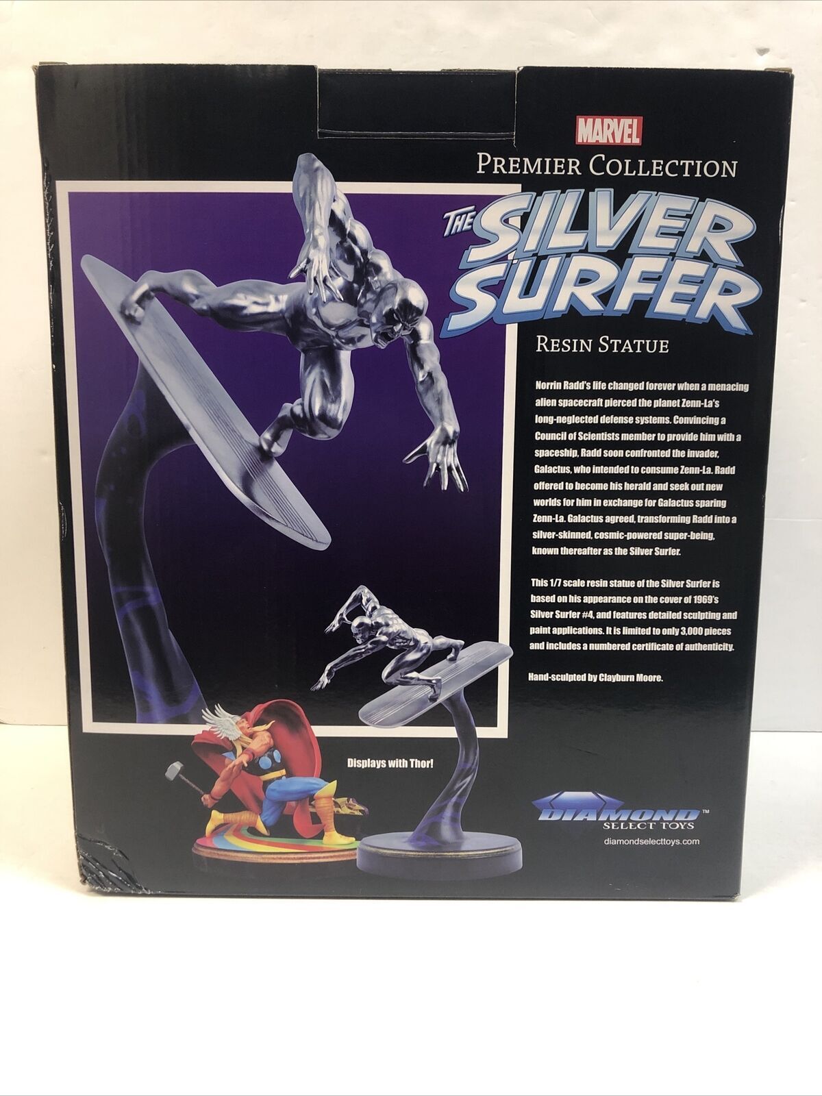Marvel Premier Collection Silver Surfer Statue(2020) (223/3000) Broken