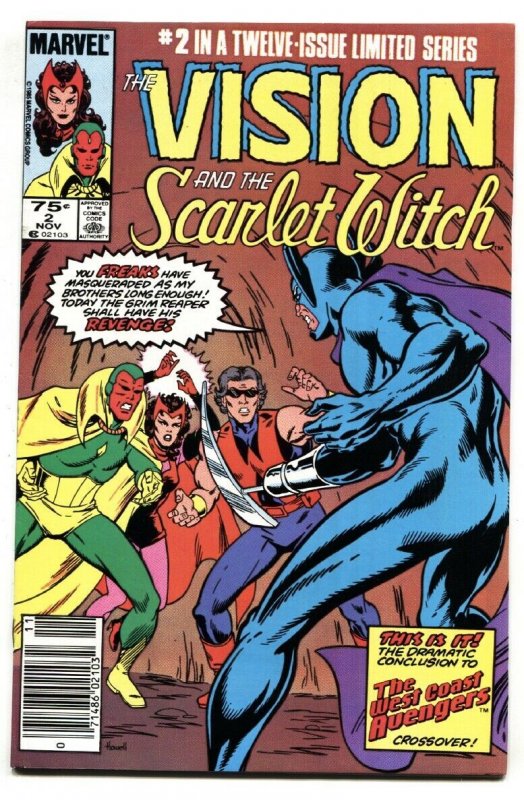 Vision and the Scarlet Witch bookInfinity War Comic