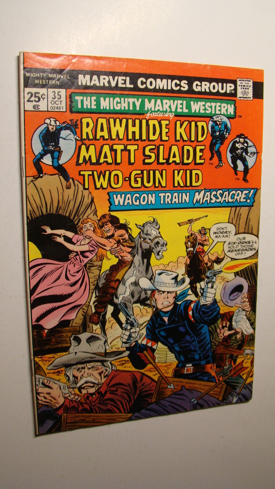 Mighty Marvel Western 35 *Solid Copy* KID Colt Outlaw TwoGun Rawhide