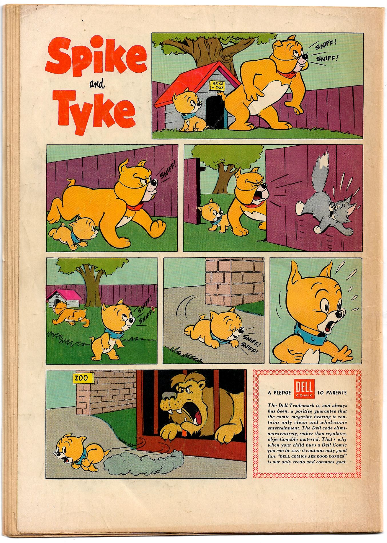 2 Issues! SPIKE and TYKE 10 & 12 (195758)12 Father & Pup Stories +Tom