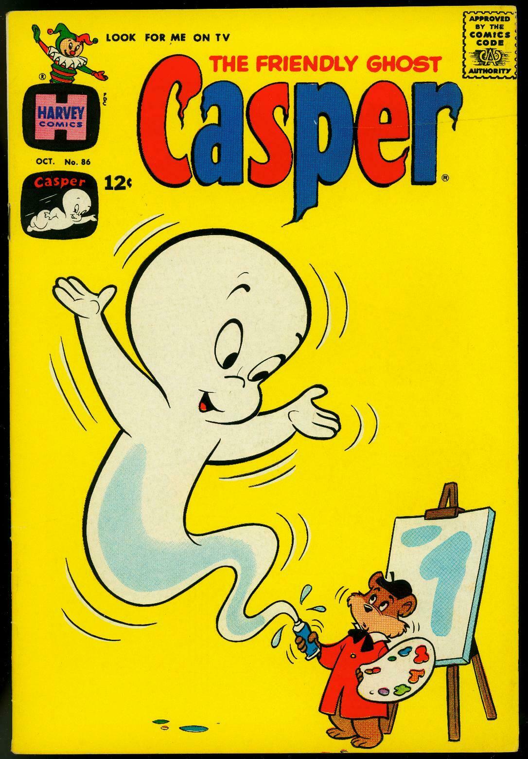 Friendly Ghost Casper Comics 86 1965Artist Cover FN/VF Comic Books