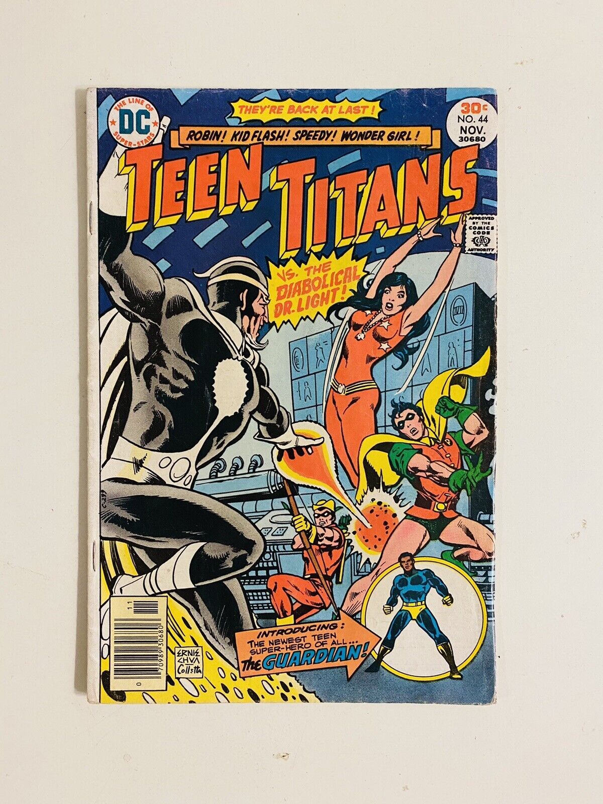 Teen Titans 44 DC Comics 1976 Newsstand Wonder Girl Robin Kid Flash