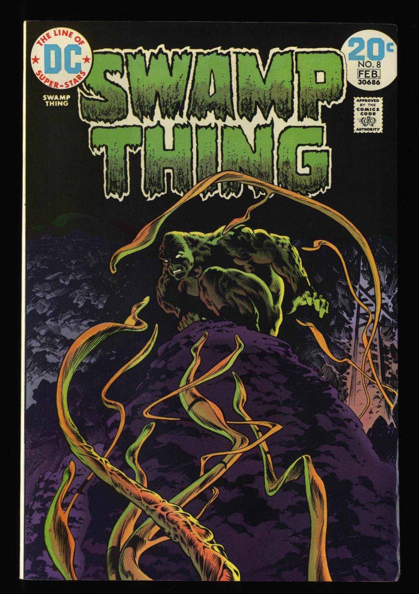 Swamp Thing 8 VF+ 8.5 White Pages /